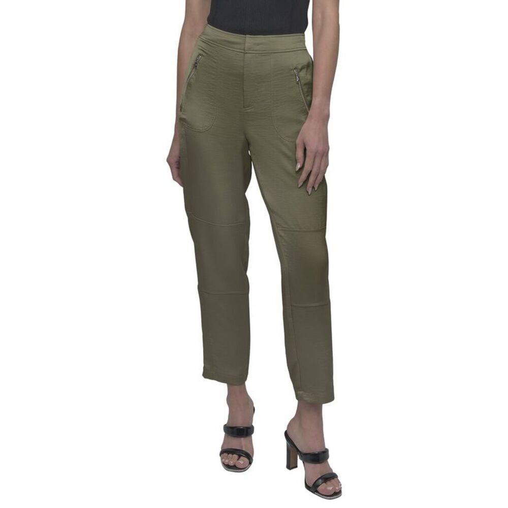 Dkny Womens  Glazed Dressing Pant, Green